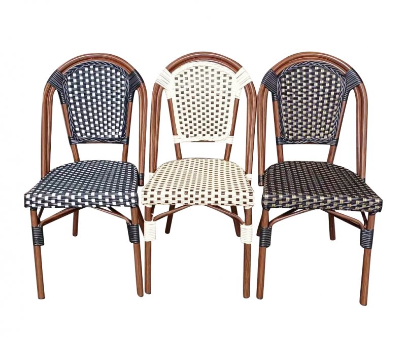 Chaise MONTMARTRE empilable coloris Noir et Or
