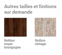 Mange-debout BASE CARREE avec plateau Bois