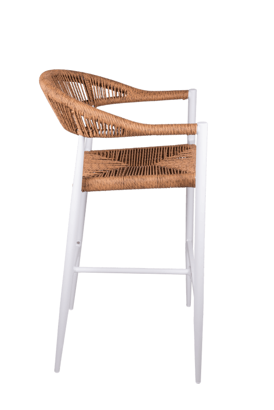 Fauteuil de bar Roppy - marron