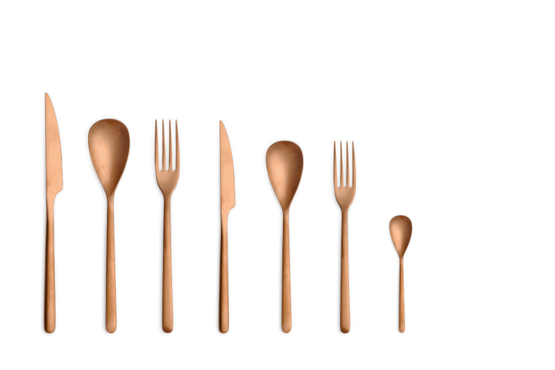 Fourchette à dessert  - Gamme Canada Cuivre