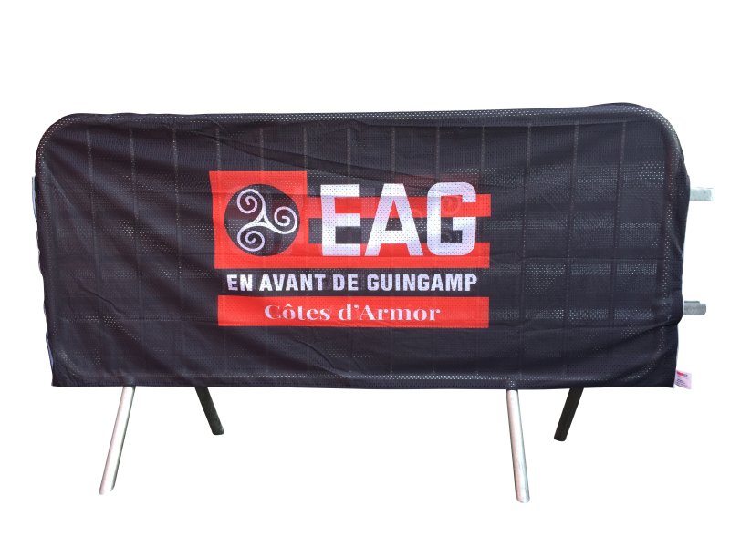 Housse de barrière personnalisée micro perforée