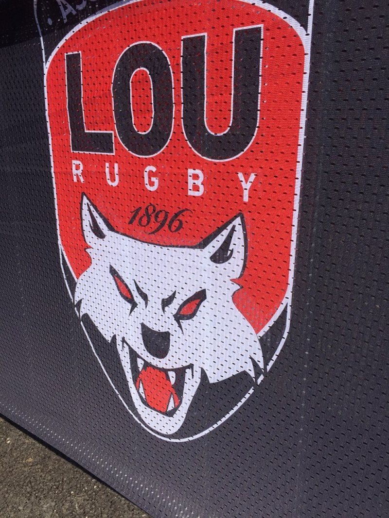 Housse de barrière personnalisée micro perforée