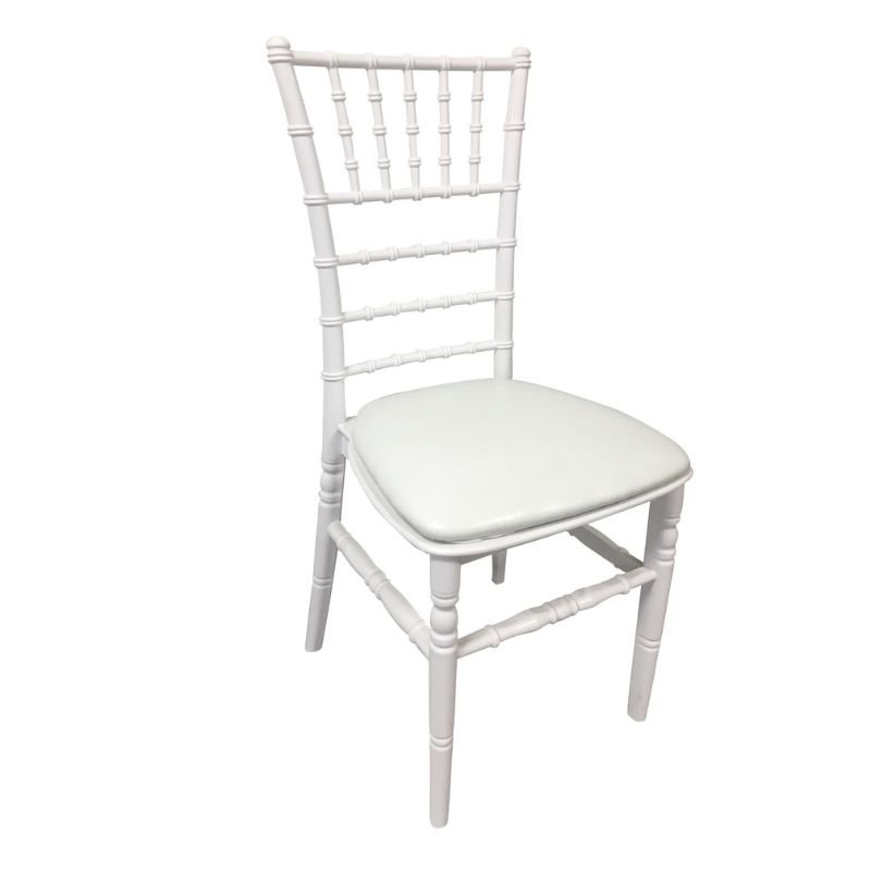 Chaise CHIVARI BUDGET - Polypropylène blanc - dos arrondi