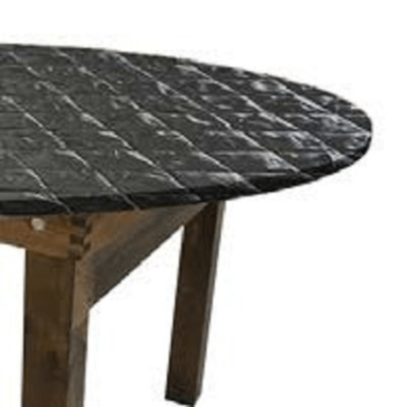 Housse de protection pour table bois Héritage ronde