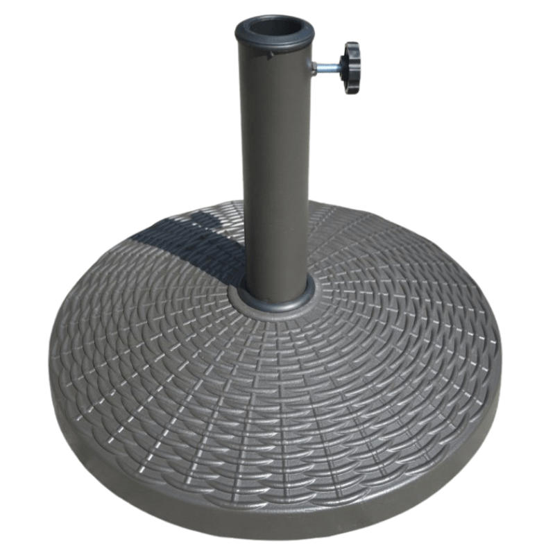 Pied de parasol lesté en résine 25 kg
