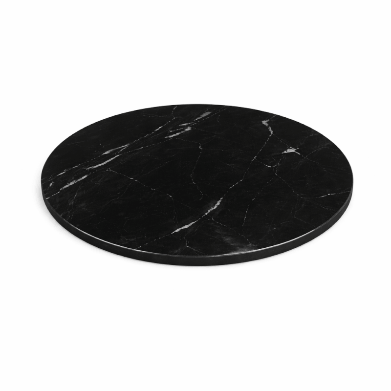 Plateau ARIA mélaminé marbre Ø70 cm