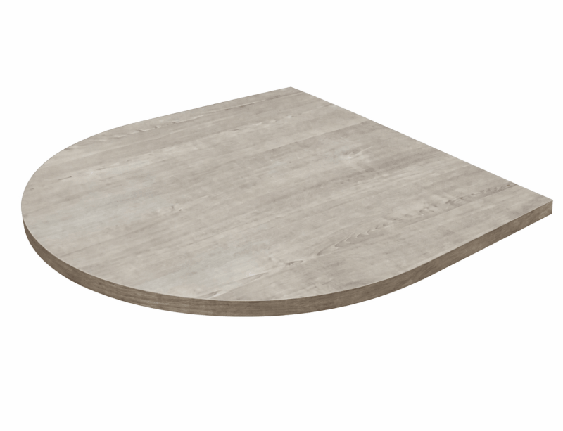 Plateau KURVO - coloris bois gris