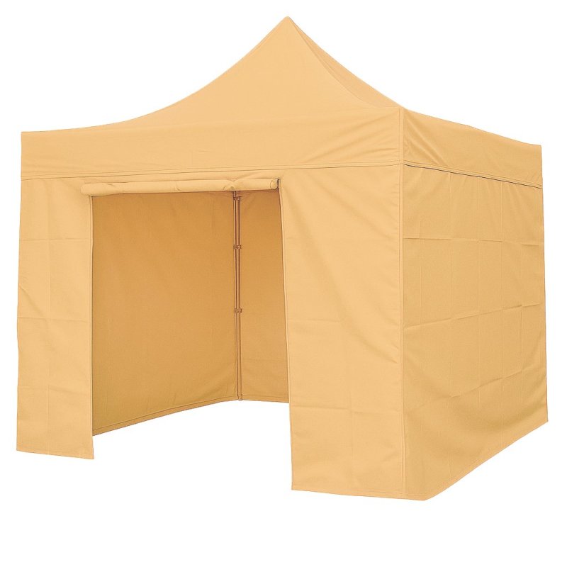 Stand dépliable aluminium - effet bois