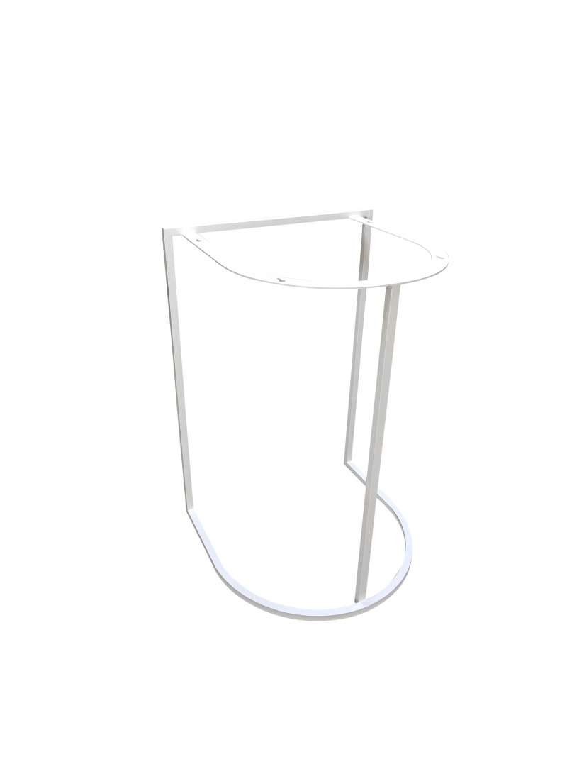 Structure Mange-debout KURVO - coloris blanc