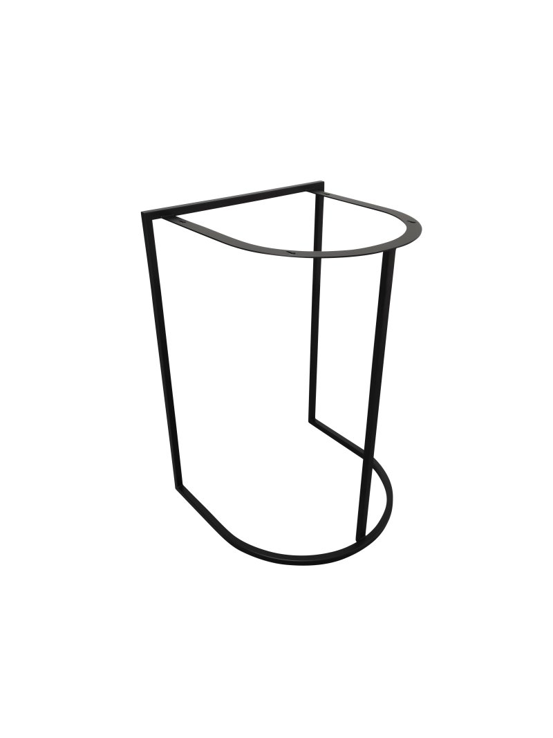 Structure Mange-debout KURVO - coloris noir