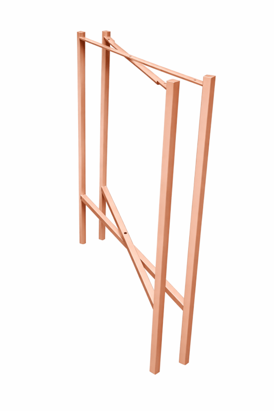 Structure Mange-debout KROSS - coloris rose gold