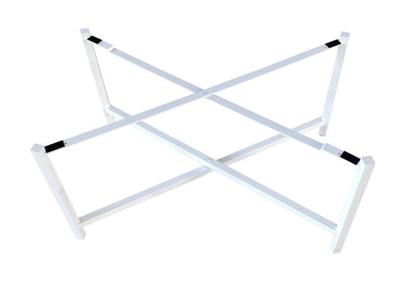 Structure table basse KROSS - coloris blanc
