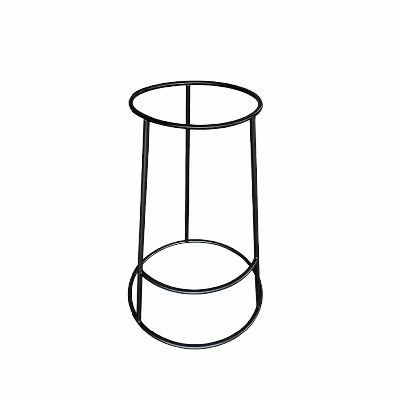 Structure tabouret Aria noir H.72 cm 