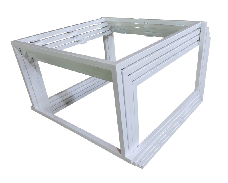 Structure table basse STAKO - coloris blanc