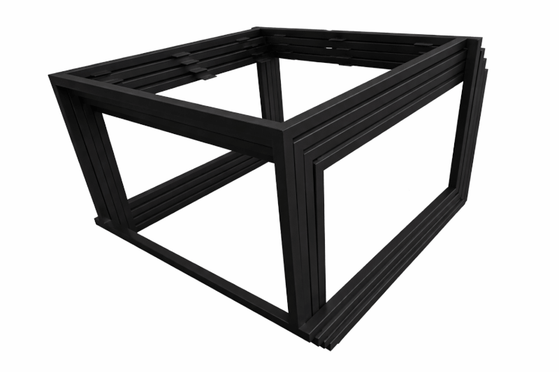 Structure table basse STAKO - coloris noir