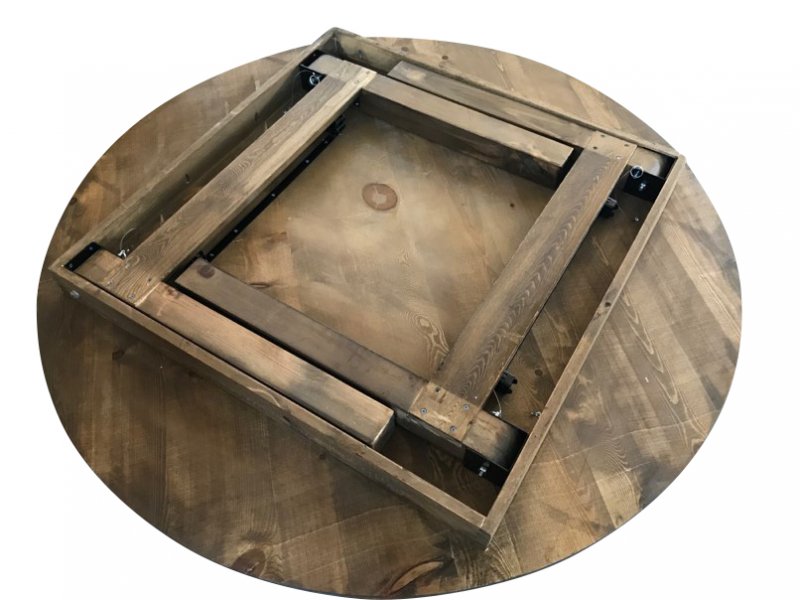 Table pliante Bois rustique HERITAGE diamètre 153 cm
